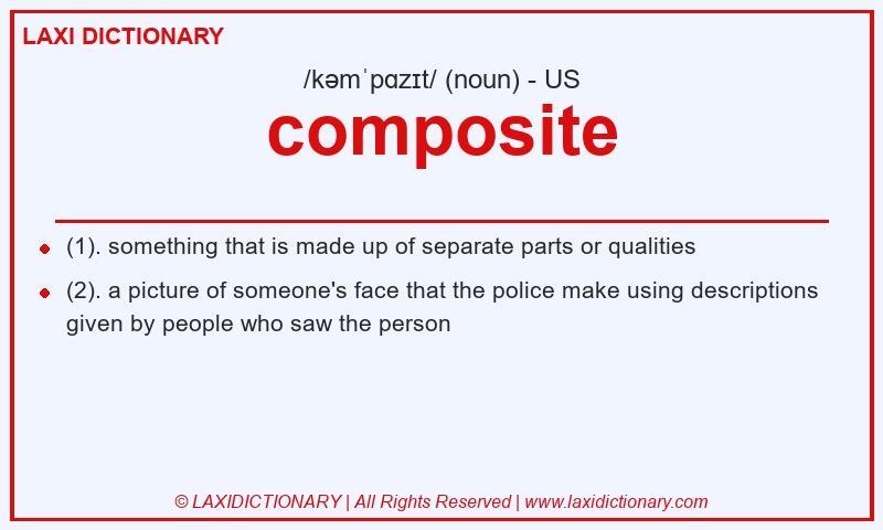 Definition composite in American English