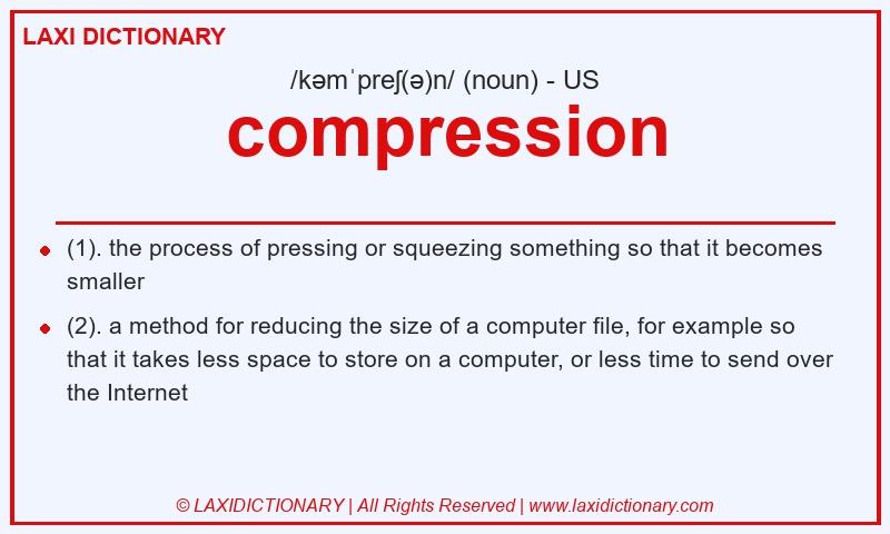 Definition compression in American English