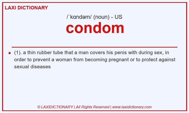 Definition condom in American English