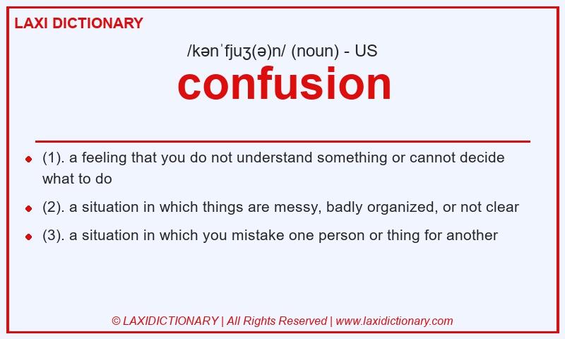 Definition confusion in American English