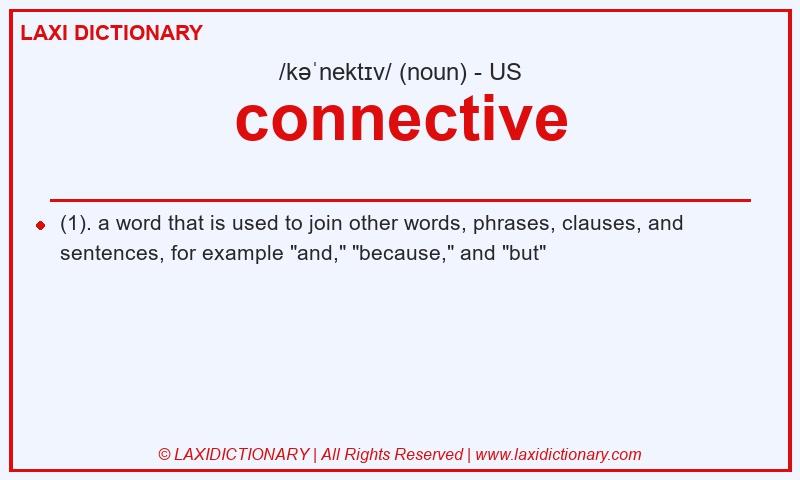 Definition connective in American English