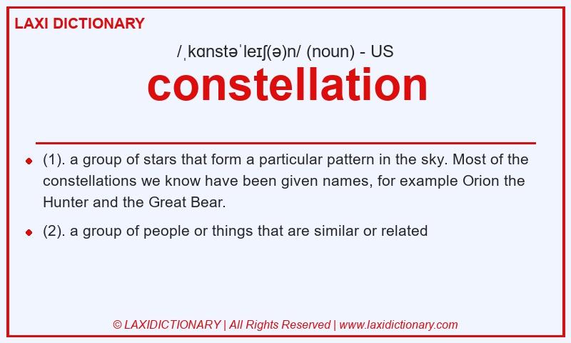Definition constellation in American English