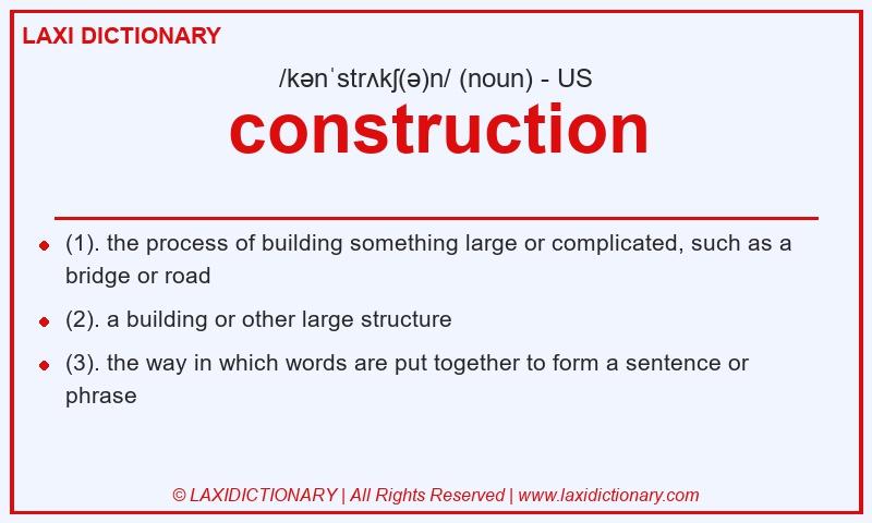 Definition construction in American English