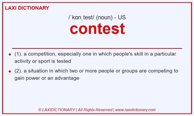 Definition contest in American English