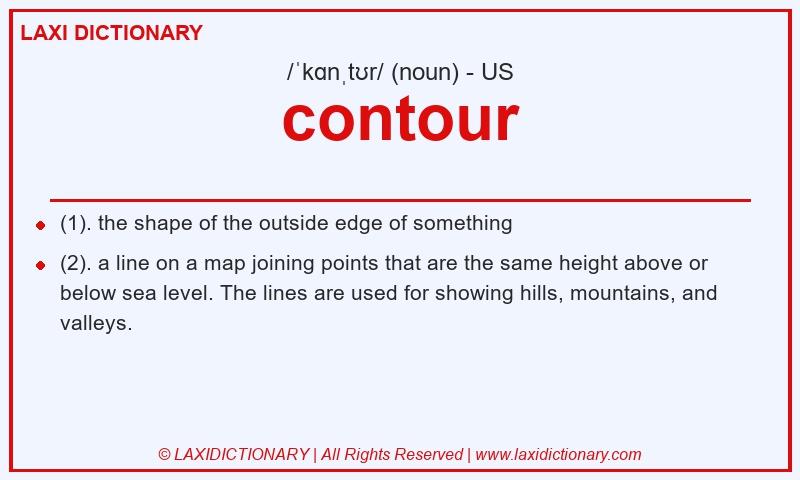 Definition contour in American English