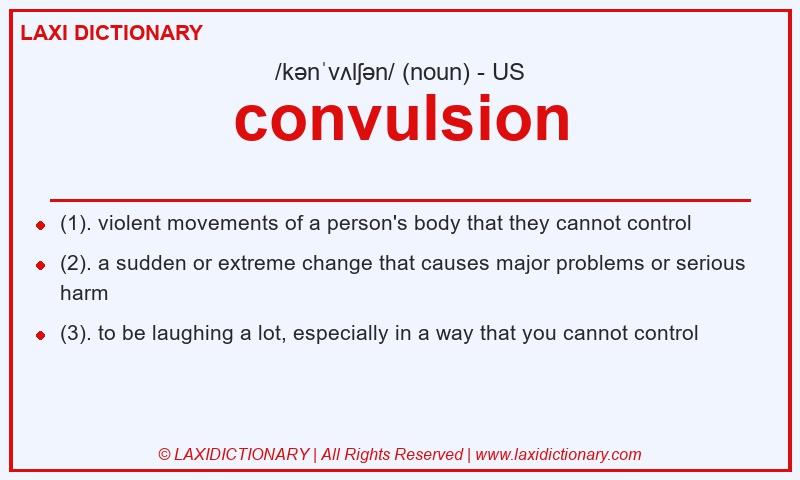 Definition convulsion in American English