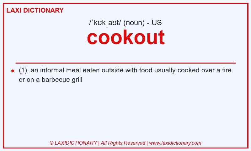 Definition cookout in American English