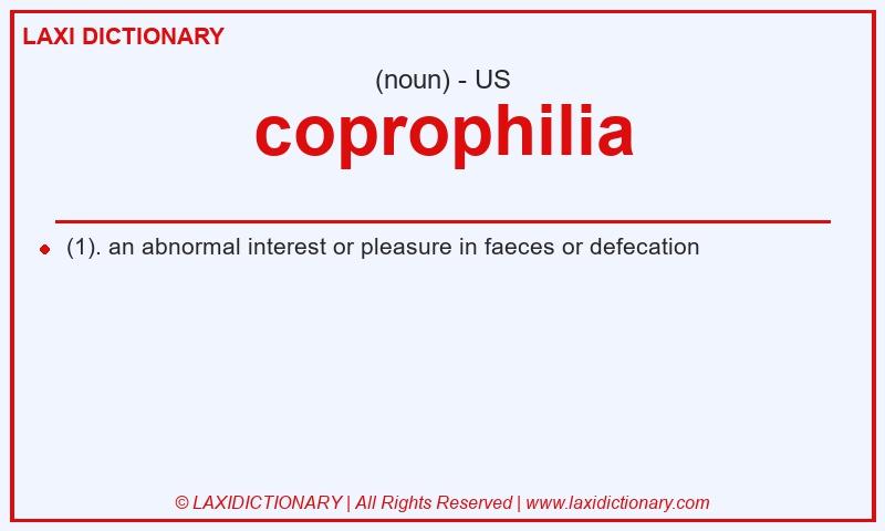 Definition coprophilia in American English