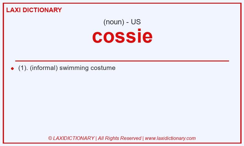 Definition cossie in American English