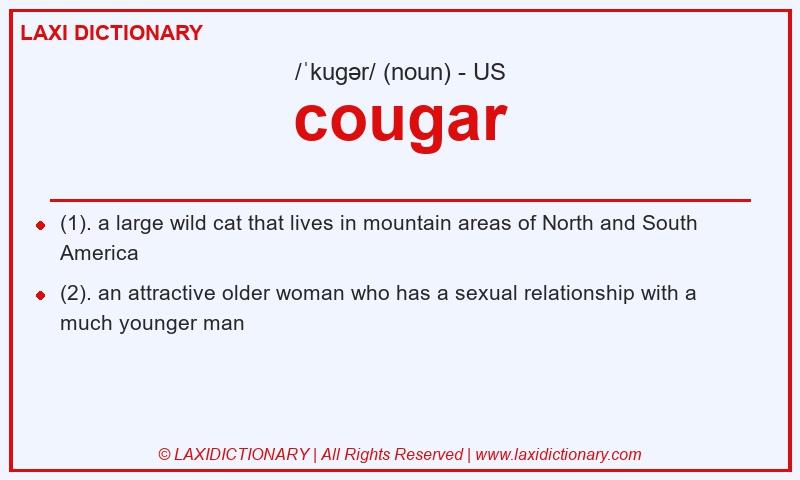 Definition cougar in American English