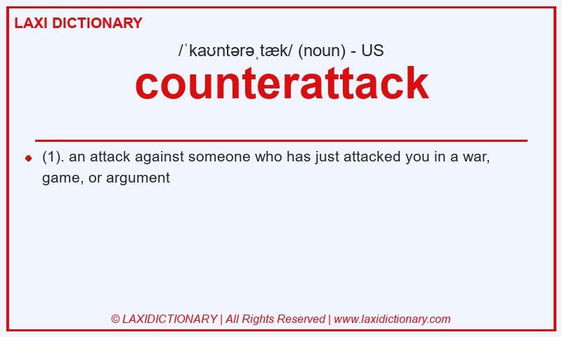 Definition counterattack in American English