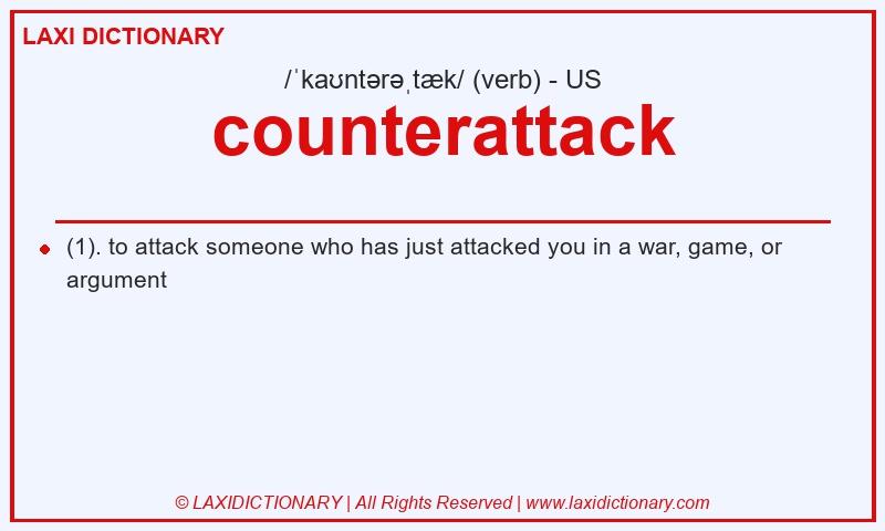 Definition counterattack in American English