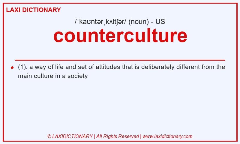 Definition counterculture in American English