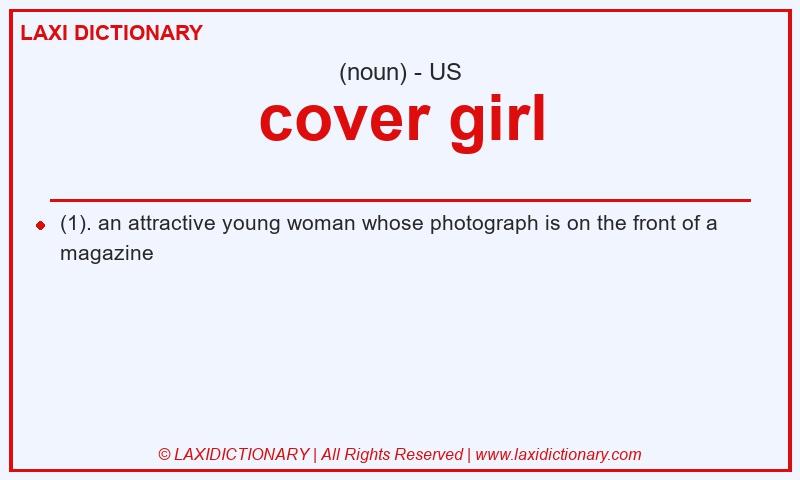 Definition cover girl in American English