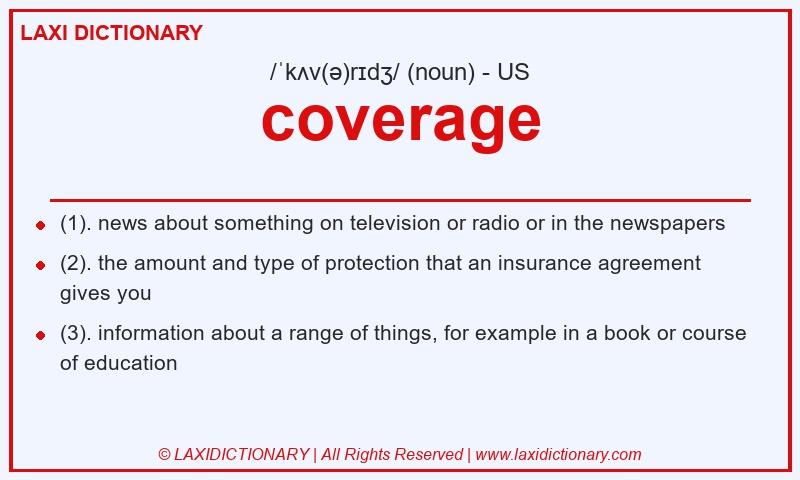 Definition coverage in American English
