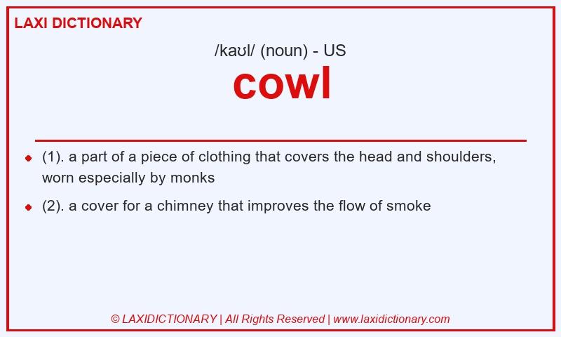 Definition cowl in American English