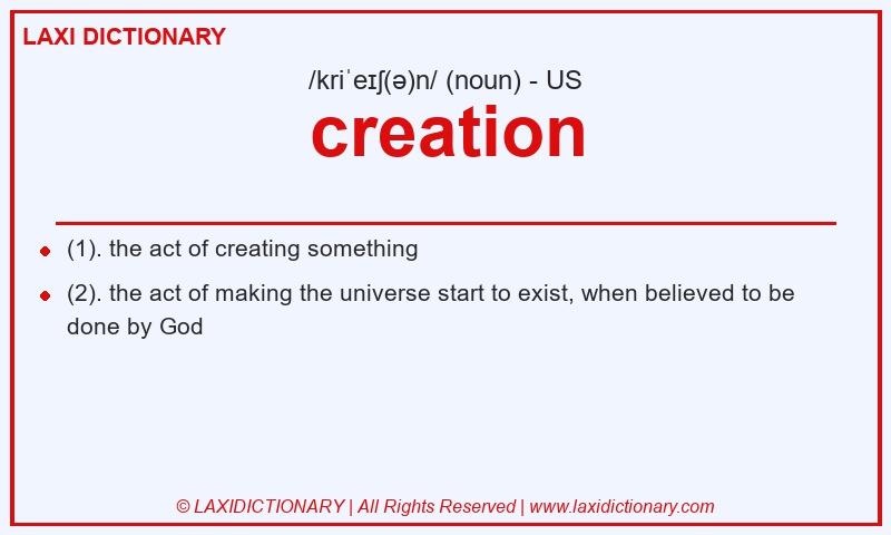 Definition creation in American English