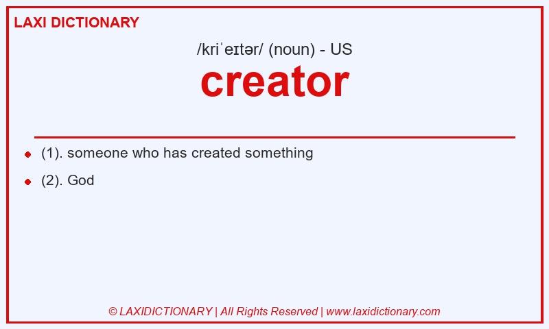 Definition creator in American English