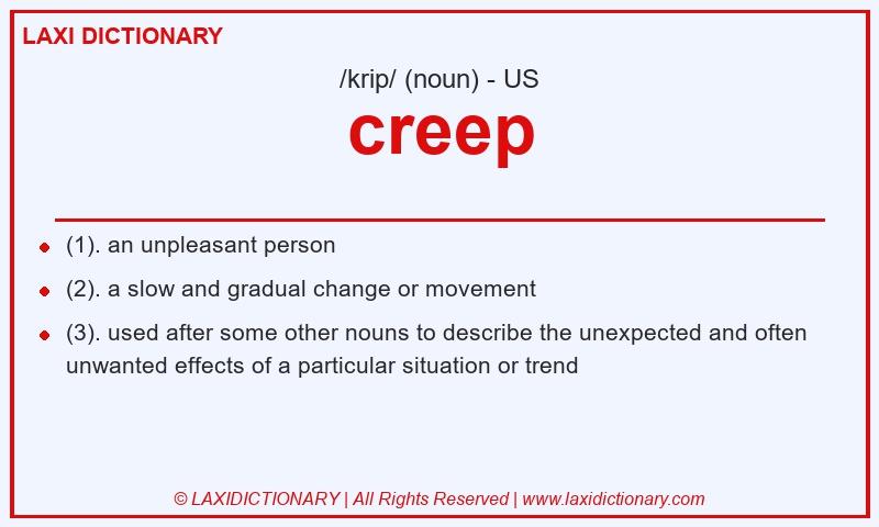 Definition creep in American English
