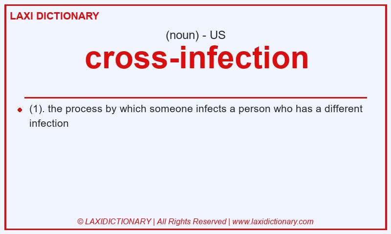 Definition cross-infection in American English