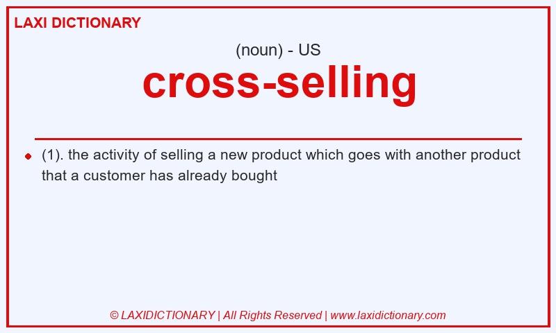 Definition cross-selling in American English