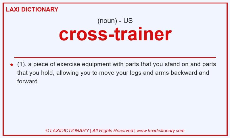 Definition cross-trainer in American English