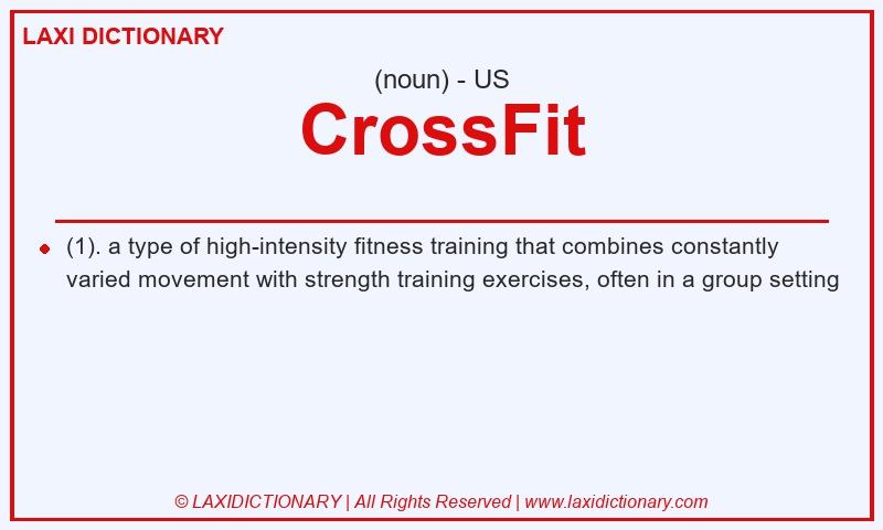 Definition CrossFit in American English