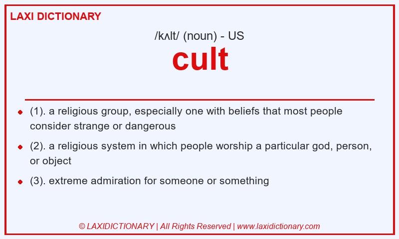 Definition cult in American English