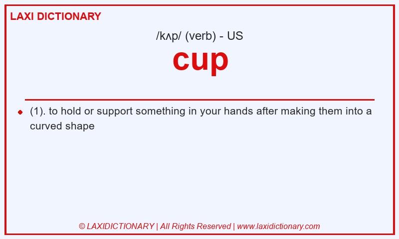 Definition cup in American English