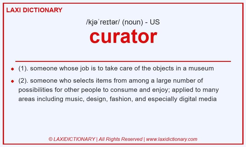 Definition curator in American English