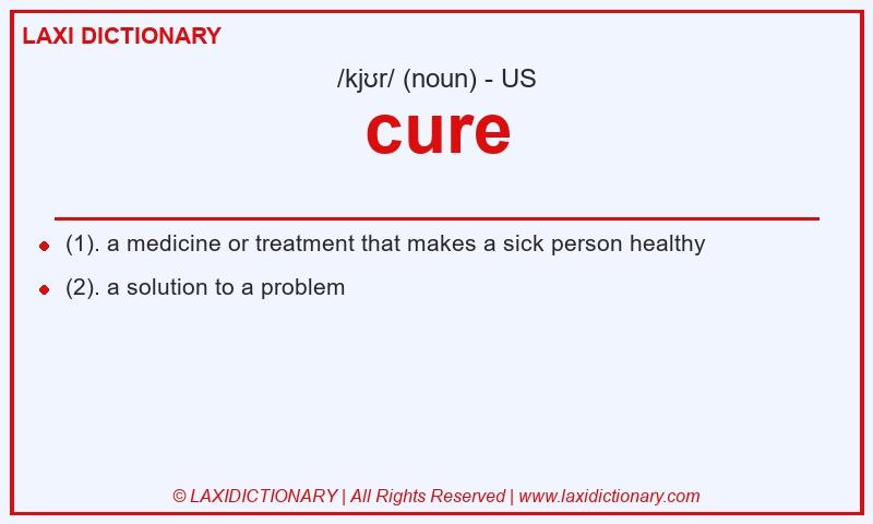 Definition cure in American English