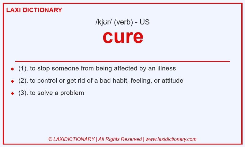 Definition cure in American English