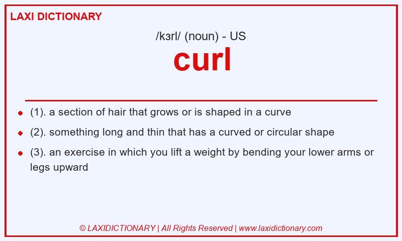 Definition curl in American English