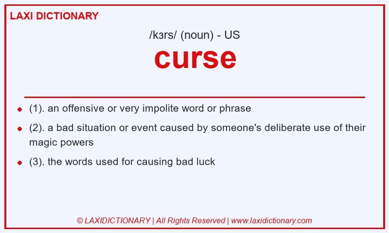 Definition curse in American English