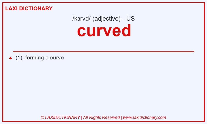 Definition curved in American English