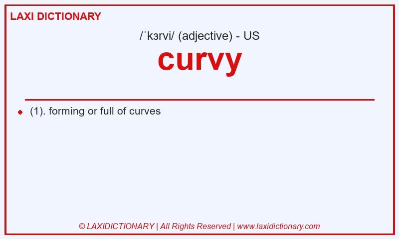 Definition curvy in American English