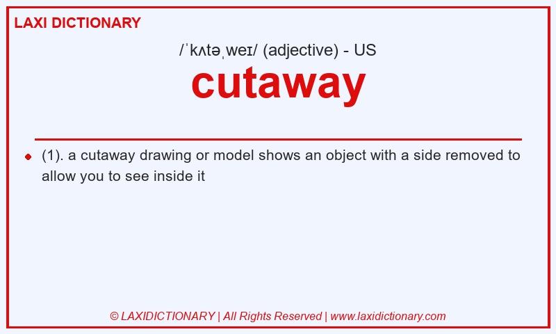 Definition cutaway in American English