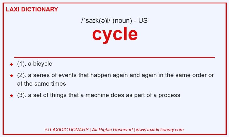Definition cycle in American English