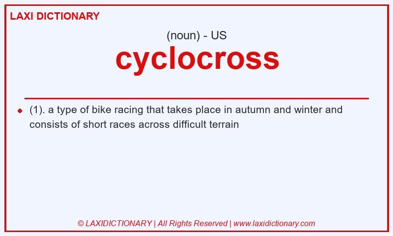 Definition cyclocross in American English
