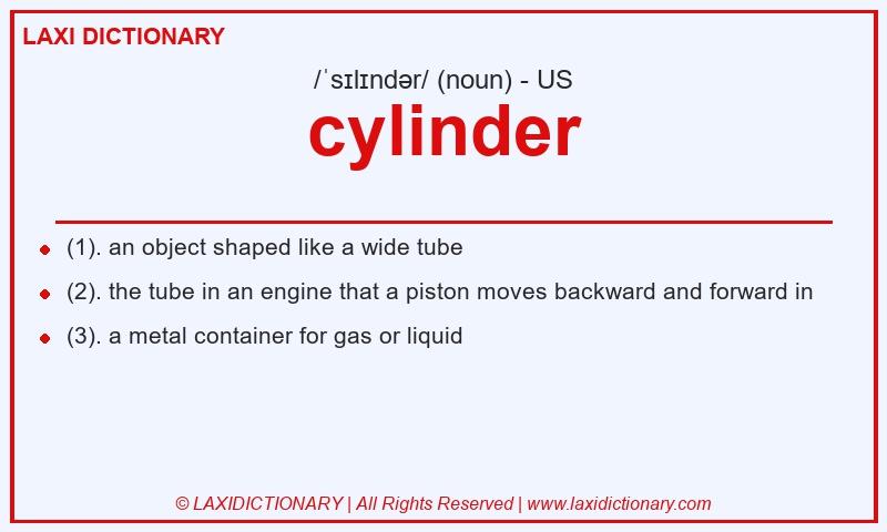 Definition cylinder in American English