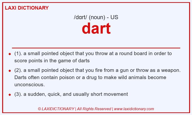 Definition dart in American English