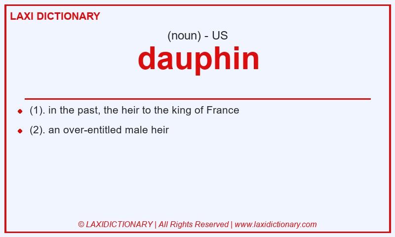 Definition dauphin in American English