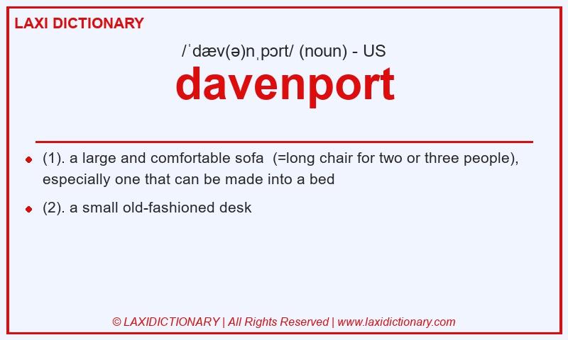 Definition davenport in American English