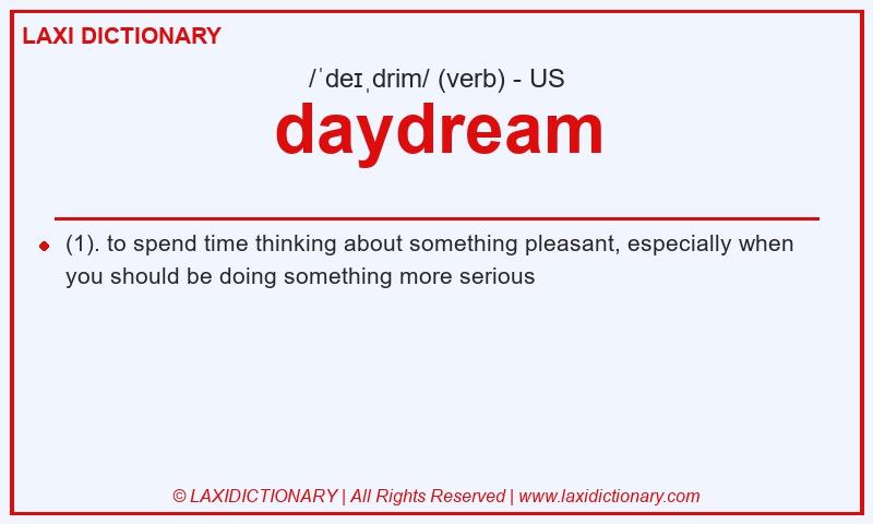 Definition daydream in American English