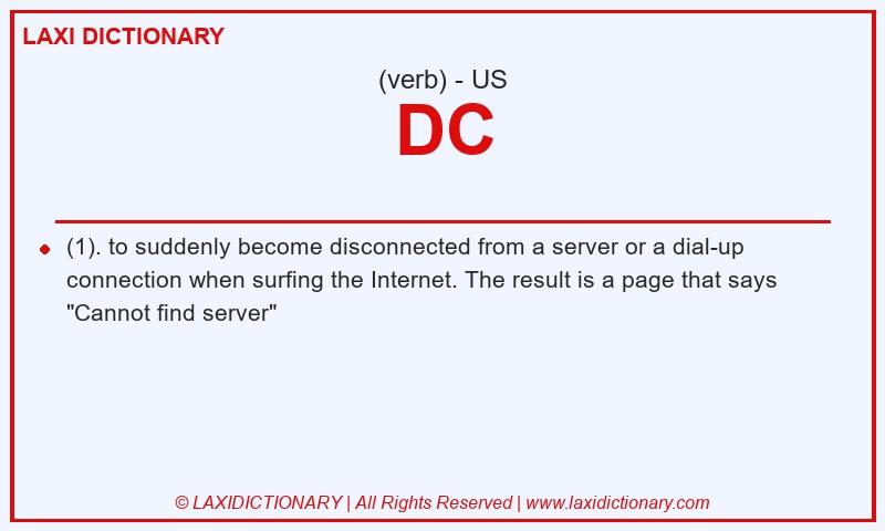 Definition DC in American English