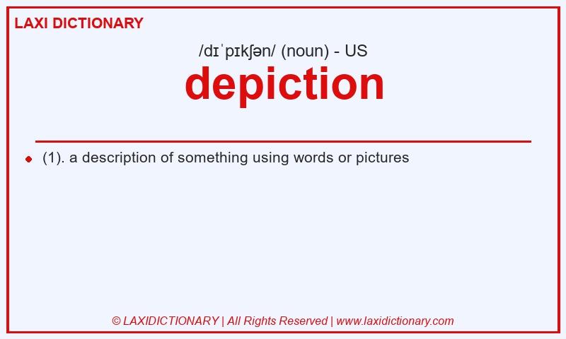 Definition depiction in American English