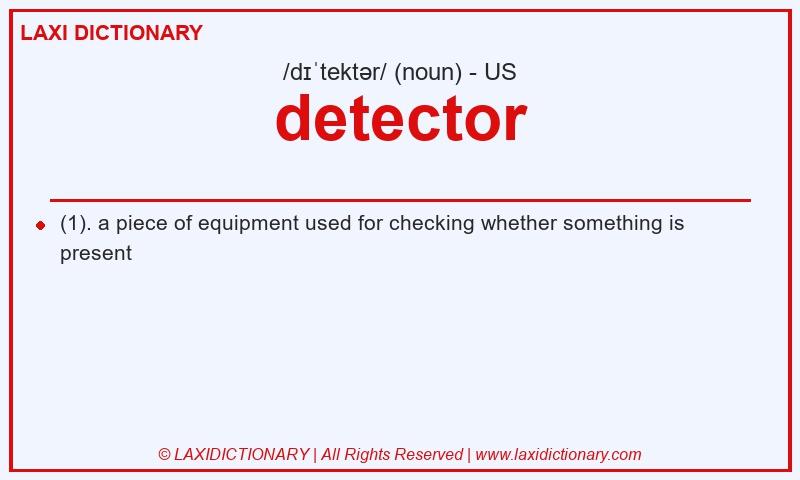 Definition detector in American English