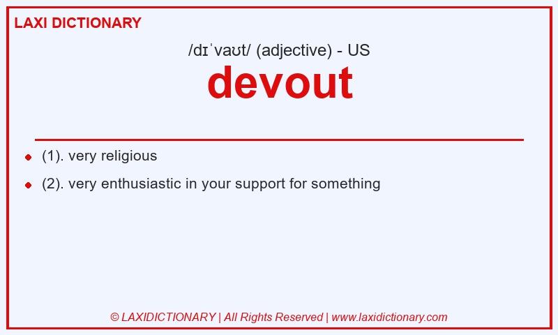 Definition devout in American English