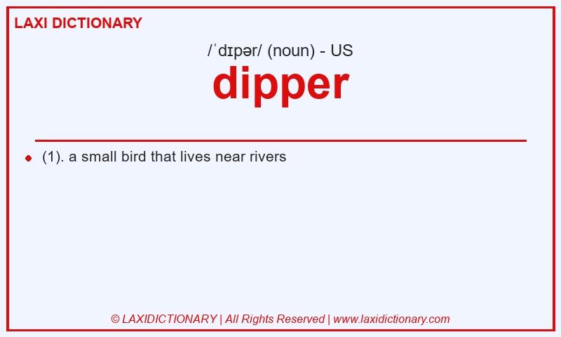 Definition dipper in American English