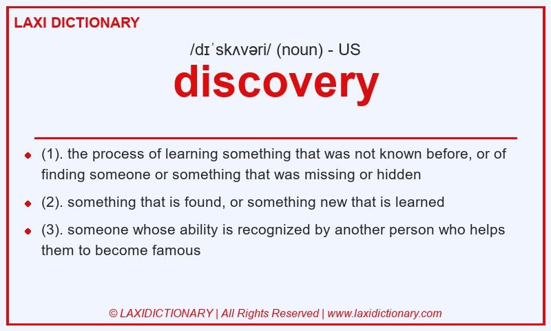 Definition discovery in American English